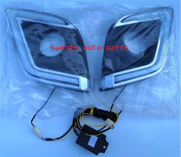 Factory direct sale front fog light cover for Toyota hilux 2016-2019