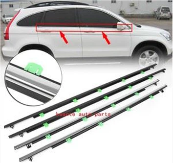 Automašīna ārējā loga formēšanas apdare laika apstākļu laika joslas laika josla Honda Cr-V 2007 2008 2009 2010 2011